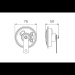 CLAXON ELECTROMAGNETIC 12V 3.5A TON INALT  55BI1200K