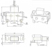 Set 5 bucati Butoane smd telecomanda 2x4x3.5mm B565