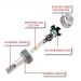Kit led COB H7 C6 6000K / 36W