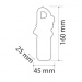 Clampmetru cu multimetru 25603, 0,1 - 200A, 100 - 600V