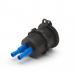 Mufa 2xUSB, 3,1A cu afisaj verde 12-24V