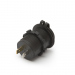 Mufa 2xUSB, 3,1A cu afisaj verde 12-24V
