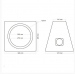 Incinta Subwoofer trapez 15L  difuzor 25cm 